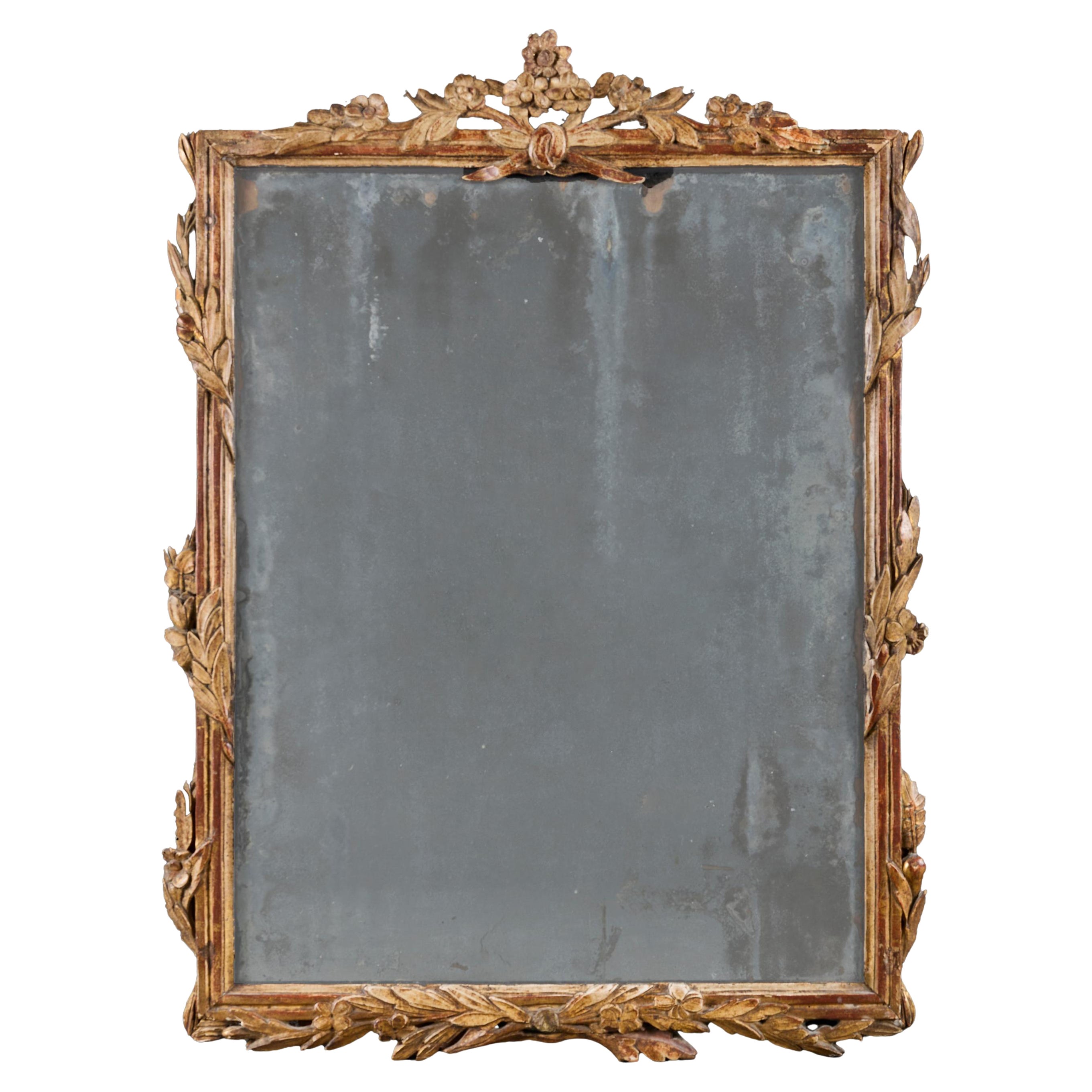A French 19th Century Giltwood Mirror im Angebot