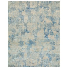 Jaipur Rugs Oyster & Medium Sky Blue 240X300 cm Hand Knotted Carpet