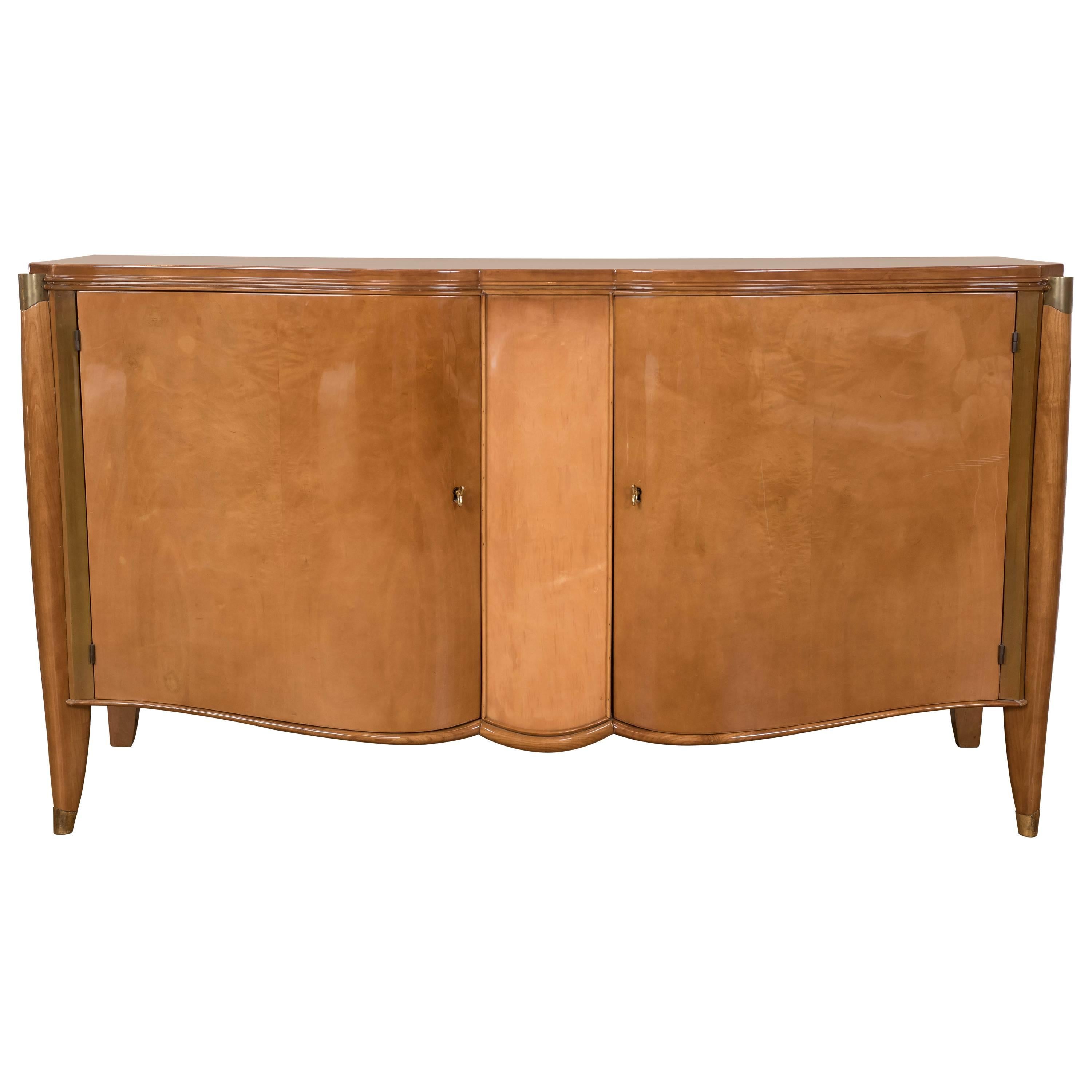 French Art Deco Style Sideboard in the Manner of Jules Leleu