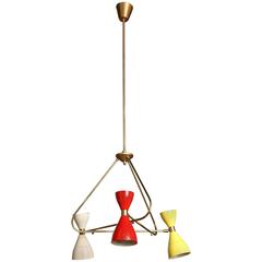 Stilnovo pendent light made in Italy 1955 9