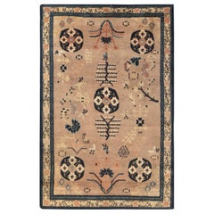 Doris Leslie Blau Midcentury Samarkand Handmade Wool Carpet