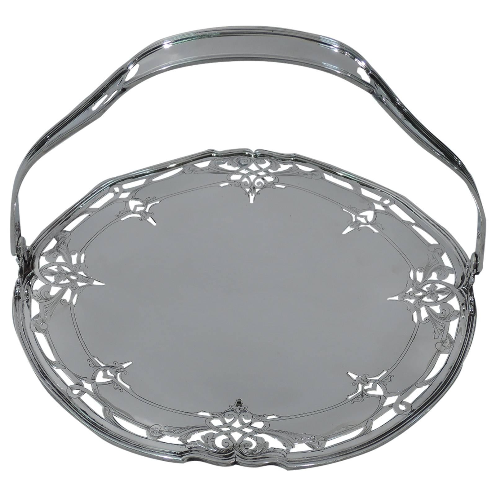 Lovely Sterling Silver Cake Plate by Reed & Barton