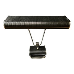 Black and Chrome Desk Lamp Model 71 by JUMO, France, 1960's
