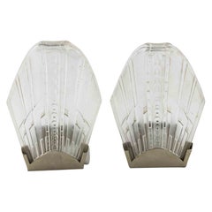 Pair of French Art Deco Sconces, 1940s