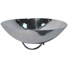 Cartier Mid-Century Modern Sterling Silber Hand gehämmert Schale