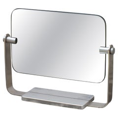 Paolo Caliani design years 70 by Linea T production Italy tilting table mirror