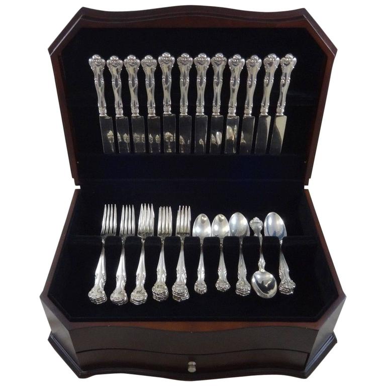 Cromwell by Gorham Sterling Silver Dinner Flatware Set for 12 Service