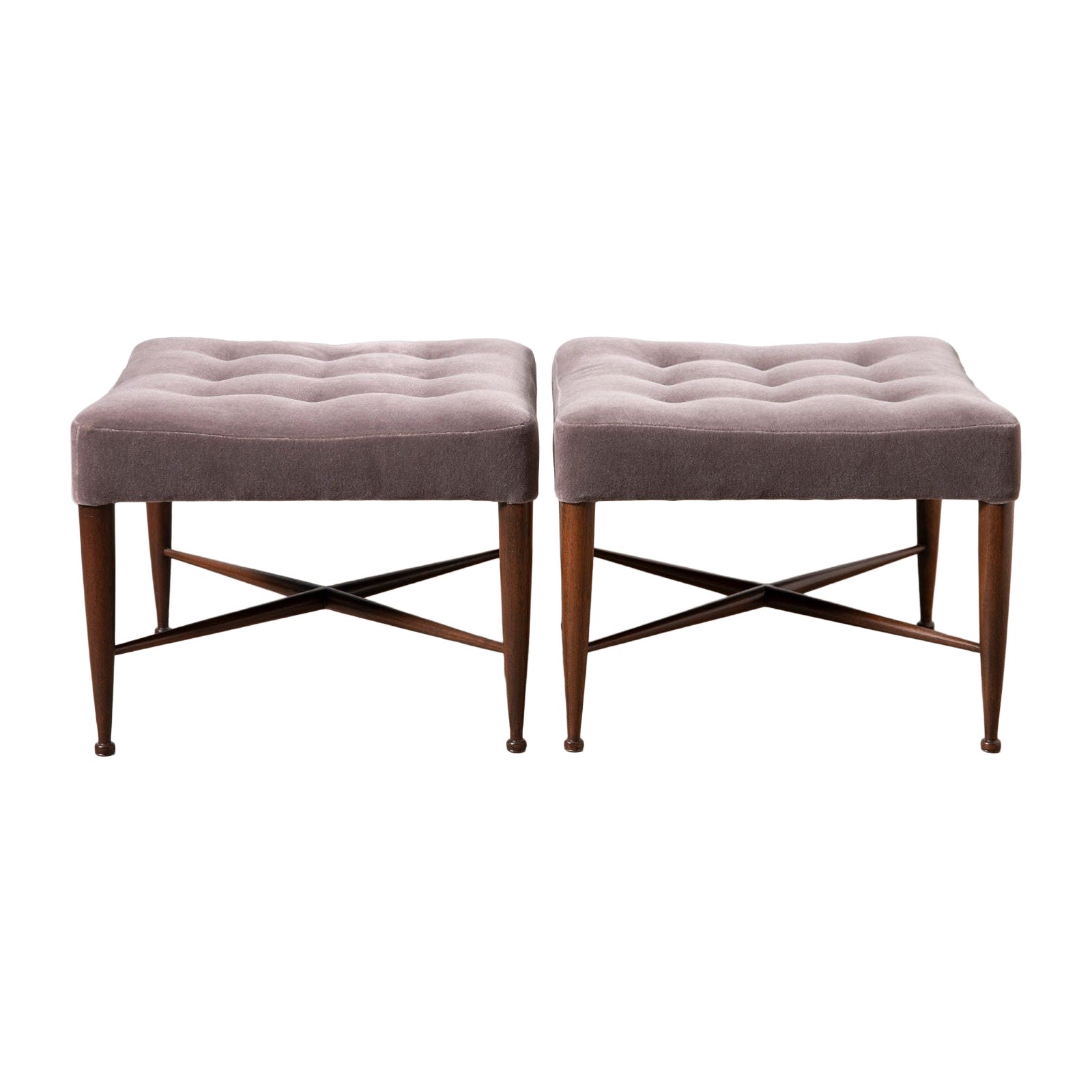 Pair of Benches by Edward Wormely for Dunbar For Sale
