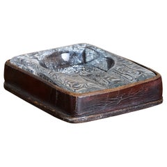 Jacques Adnet Leather Ashtray