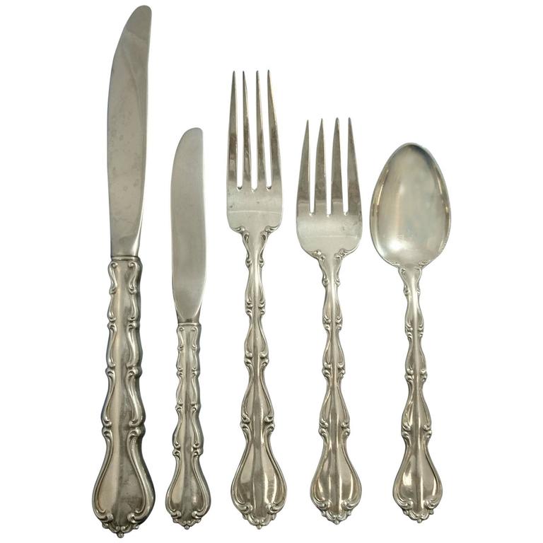 Country Manor by Towle Sterling Silver Flatware Service Set of 66