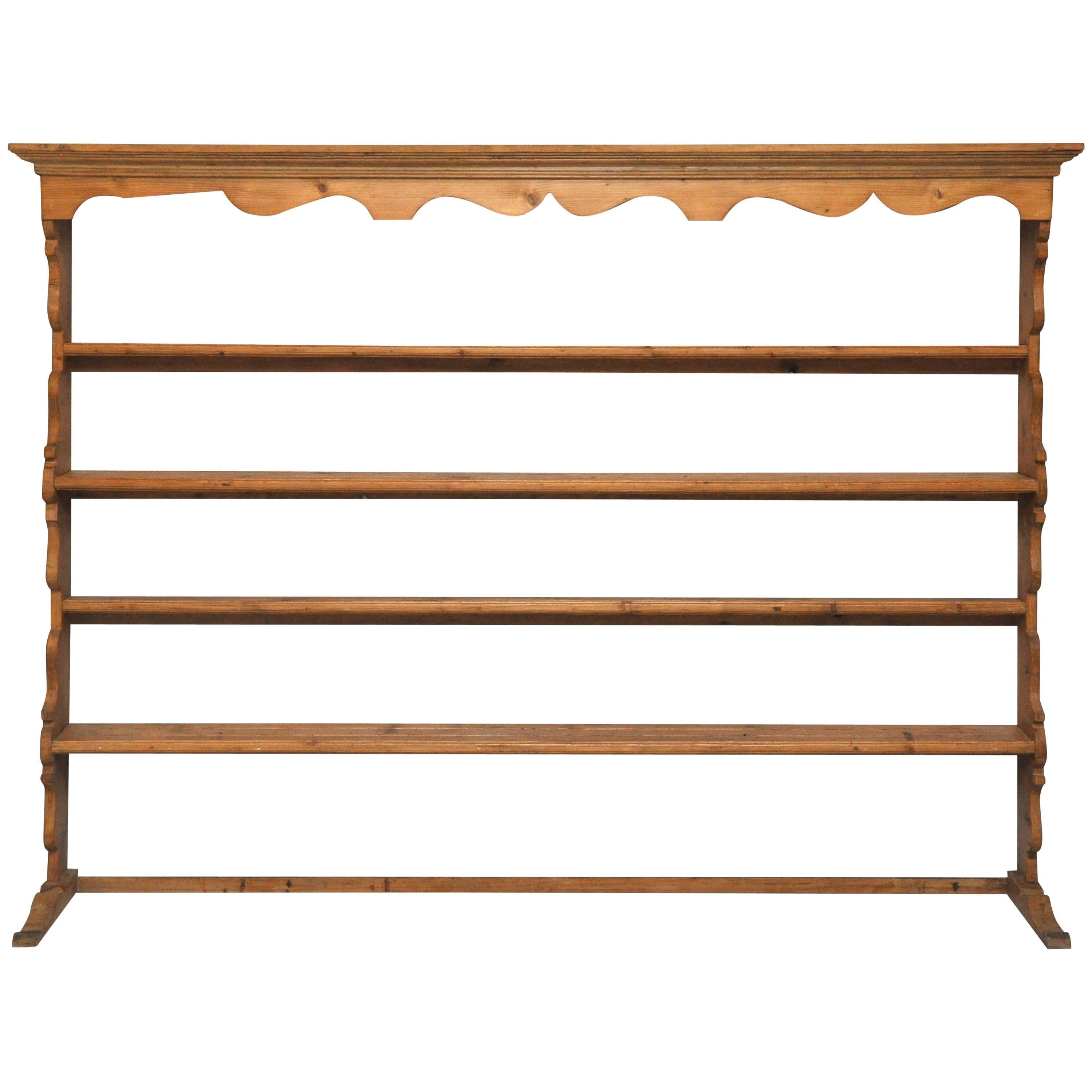 English Pine Plate Rail