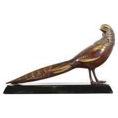 Alexandre Kéléty Art Deco "Faisan Doré" Sculpture, 1930s