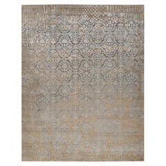 SILVRYN Tapis noué à la main en couleurs Tan et Dove par Hands