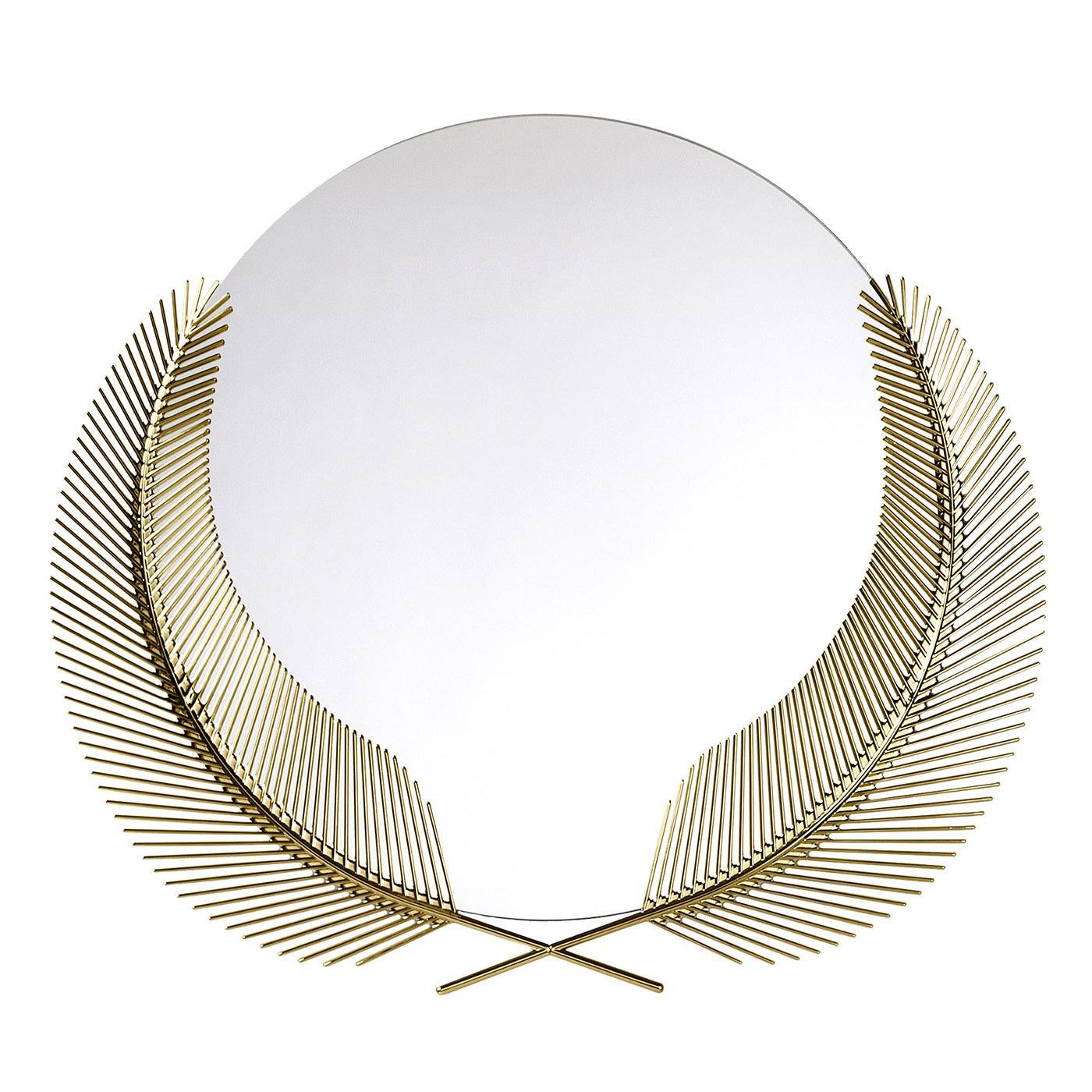 Sunset Large Bronze Mirror by Nika Zupanc by Ghidini 1961 For Sale