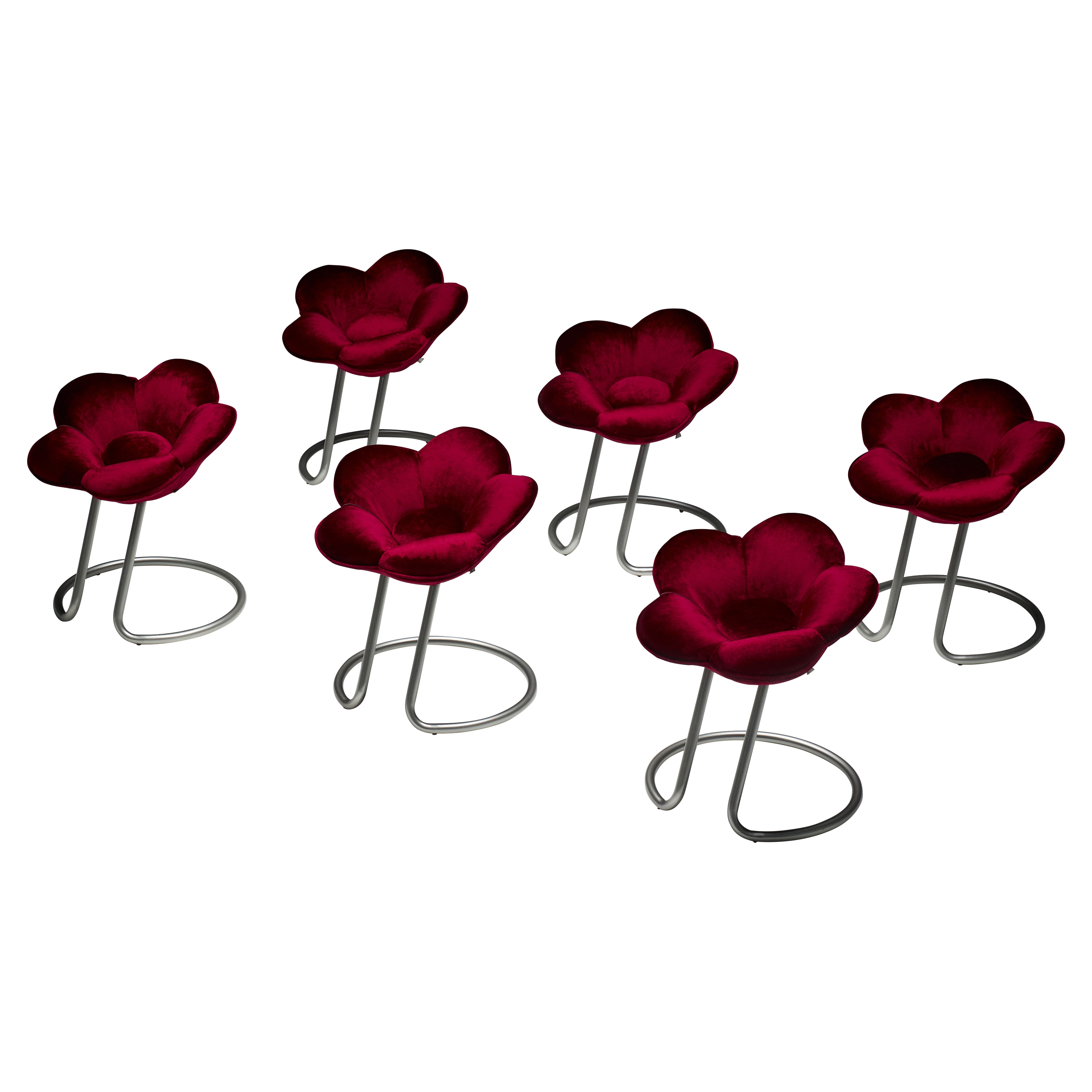 Soshun Flower Stools by Masanori Umeda for Edra, Italy, 1990s
