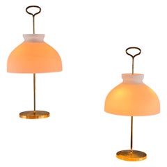 Pair of “Arenzano” Table Lamps by Ignazio Gardella for Azucena, Italy, 1965
