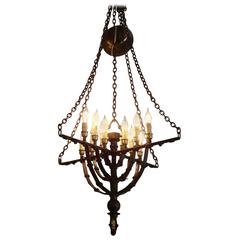 Gothic Style Iron Chandelier