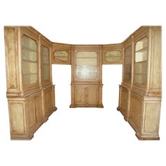 Entire Pharmacy cabinet in first yellow lacquer, Italy