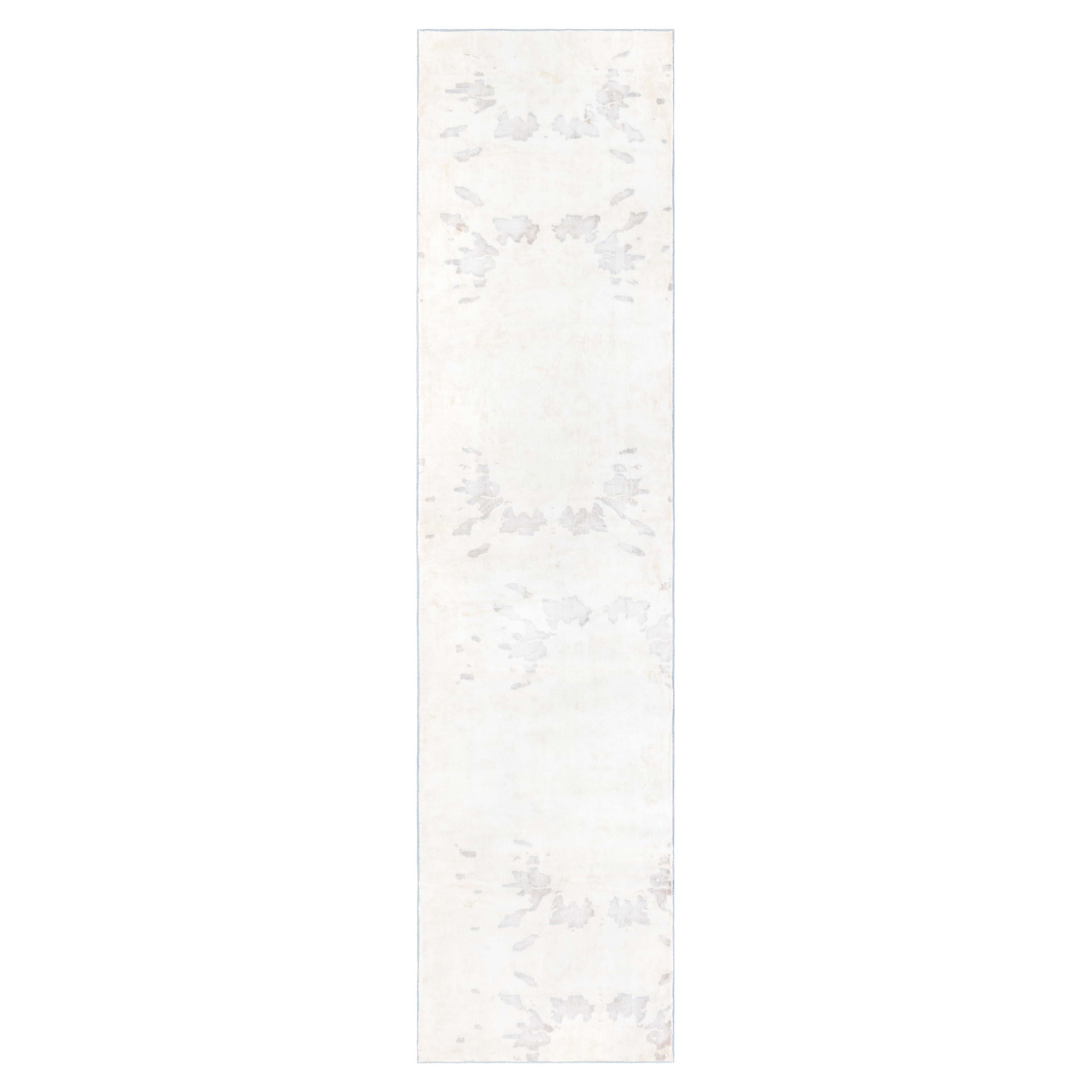Contemporary Botanic Hand Knotted Wool Rug by Doris Leslie Blau