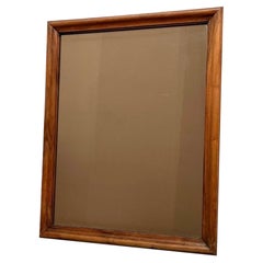 French mercury mirror in walnut, circa 1900