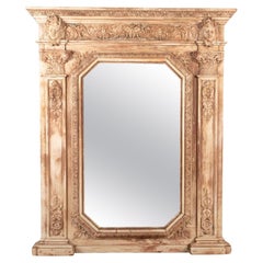 Antique 19th Century French Trumeau Mirror