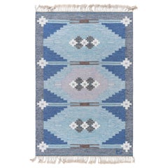 Doris Leslie Blau Vintage Swedish Flat-Weave Rug by Ingegerd Silow