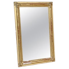 19th Century, Antique French Gold Mirror