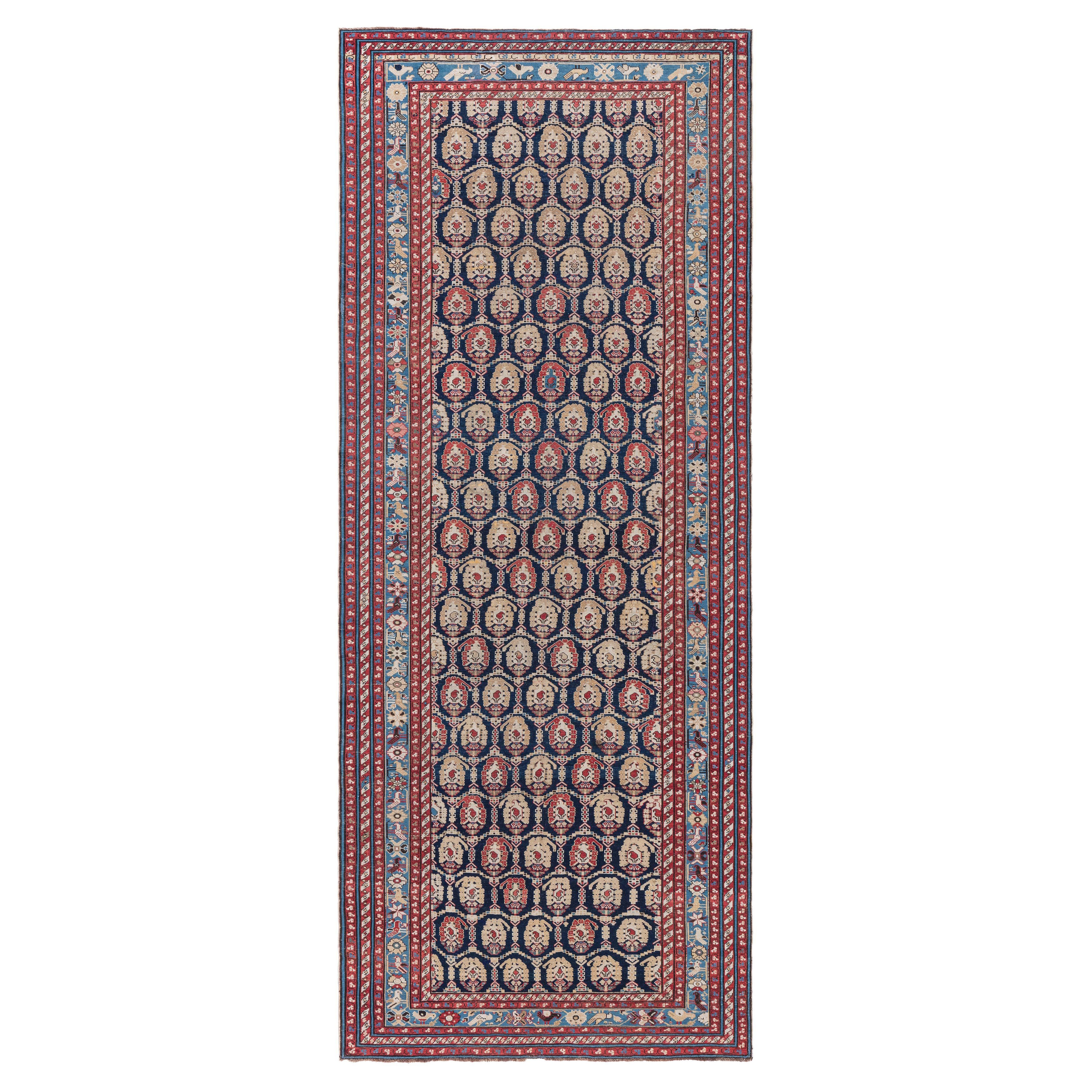 Doris Leslie Blau Antique 19th Century Caucasian Runner For Sale