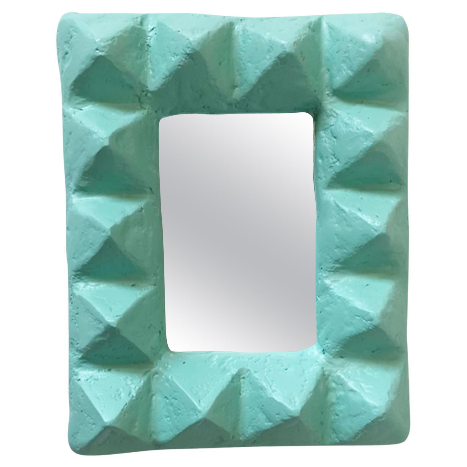 16 x 20" Le' stud Mirror in Gypsum & Fiberglass by Brent Warr Studios