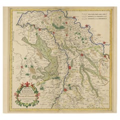 Antique Map of Roermond & Duchy of Guelders by Sanson – Hand-Colored, c.1667