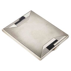 Vintage Bauhaus Cigarette Case, 1940s