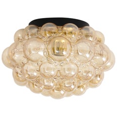 Large Helena Tynell Champagne Bubble Glass Flushmount