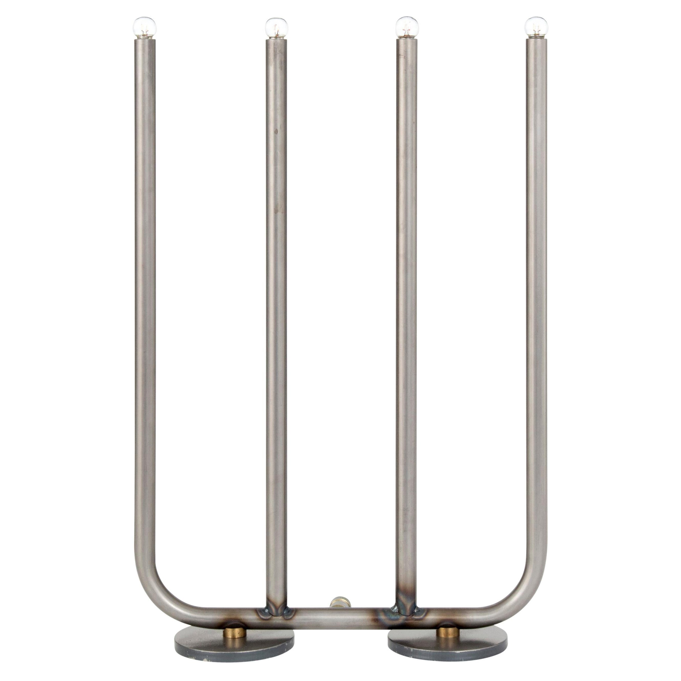 Sabina Grubbeson December Raw Iron Table Lamp by Konsthantverk For Sale