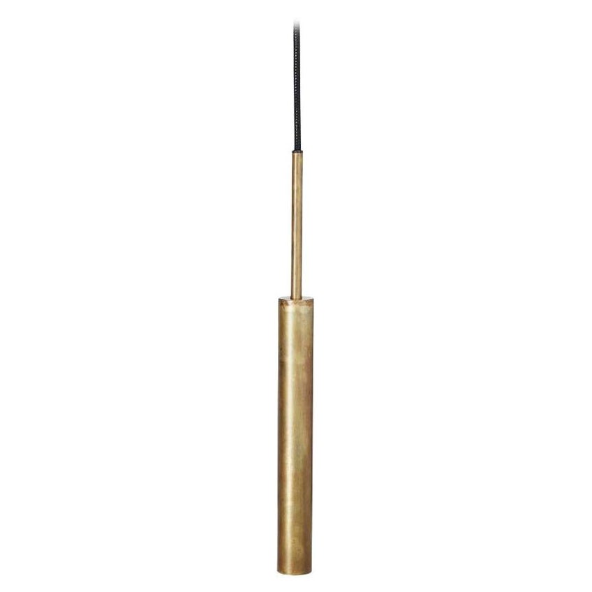 Johan Carpner Stav 1 Raw Brass Celing Lamp by Konsthantverk