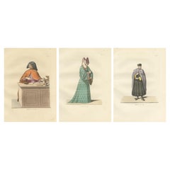Civic Pride and Domestic Dignity in Siena: Treasurer, Matron, Rector, 1845 Print