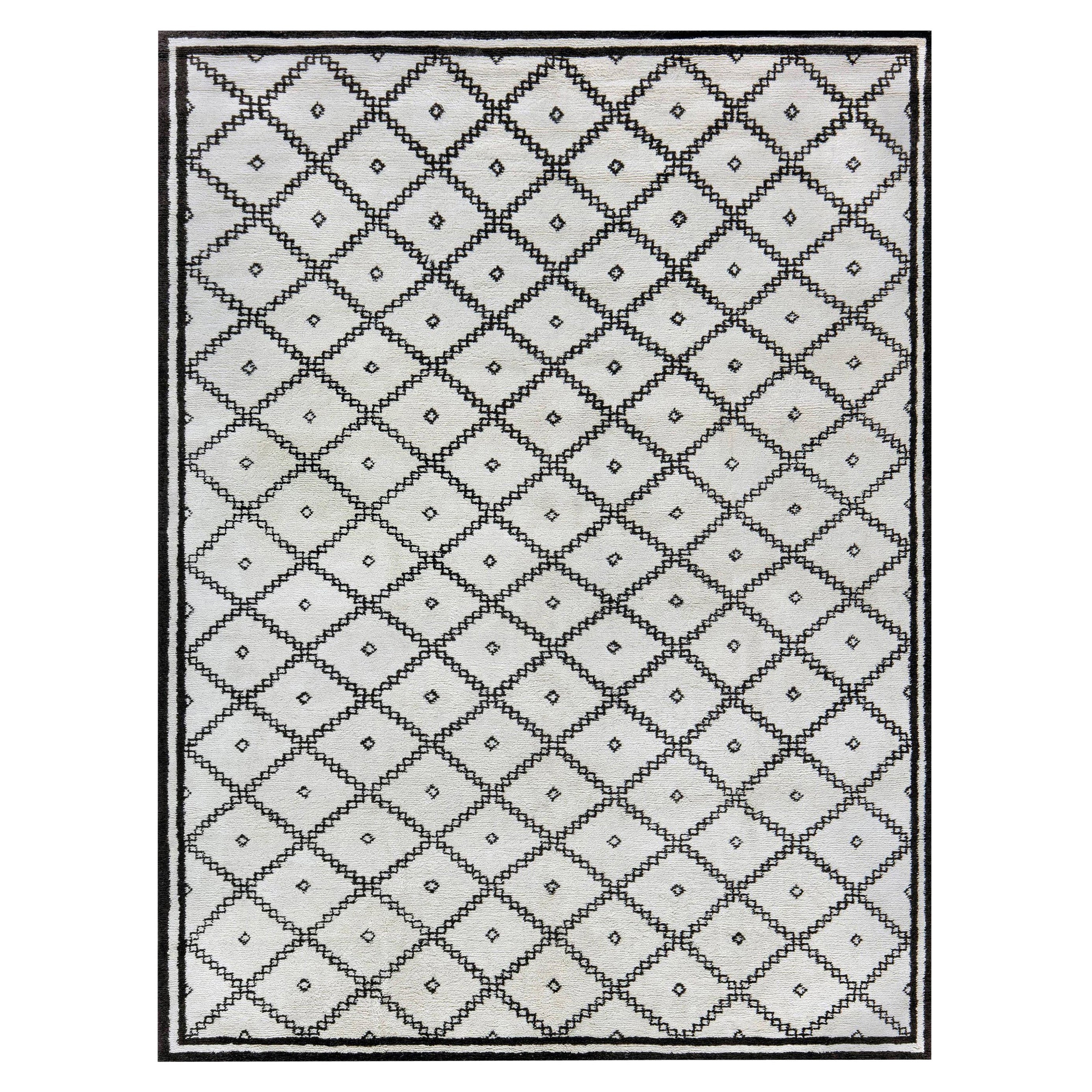 Modern Moroccan Tribal Style Handmade Rug by Doris Leslie Blau For Sale