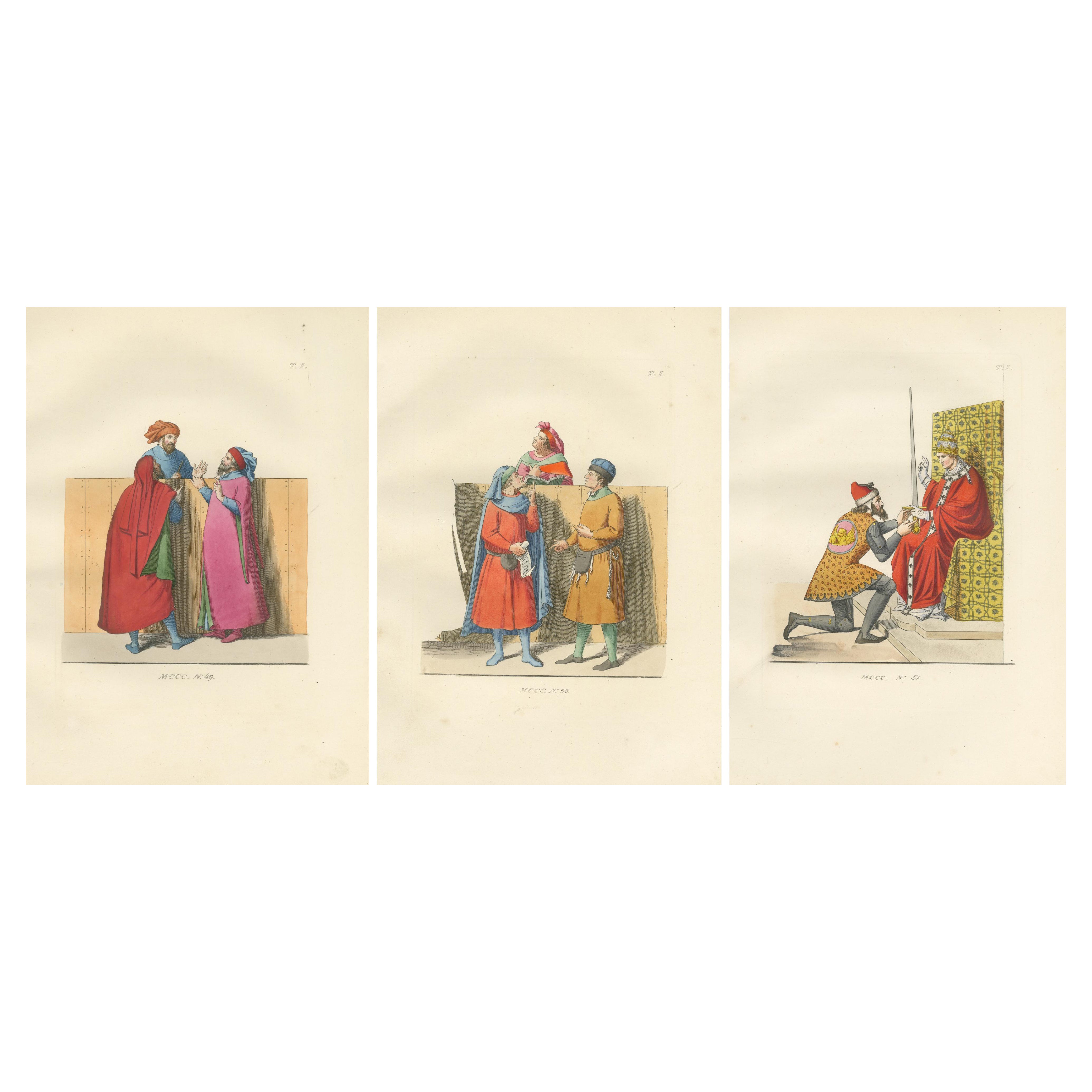 Dialogue, Diplomacy and Divine Right: Medieval Italian Costume Scenes, 1845