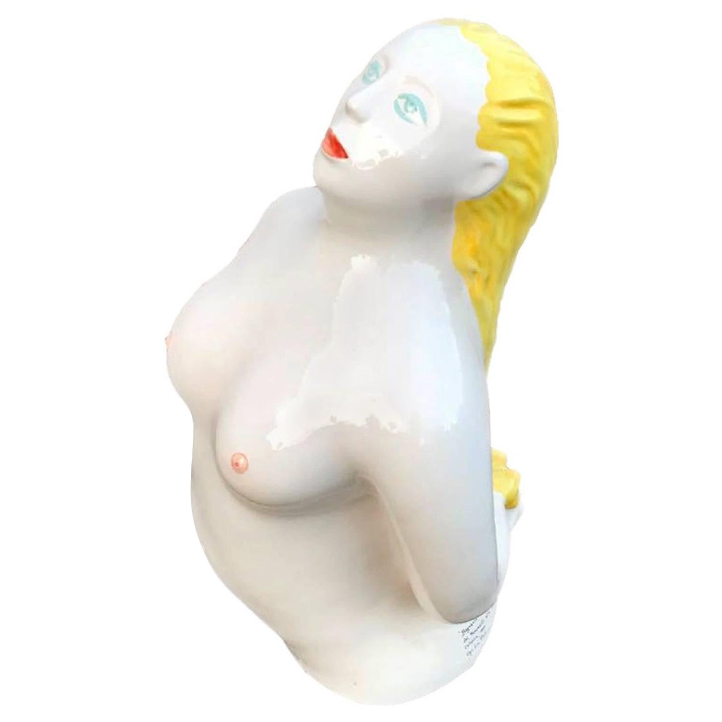 Ceramic Sculpture Bagnante Model by Ugo La Pietra for Superego Editions, Italy