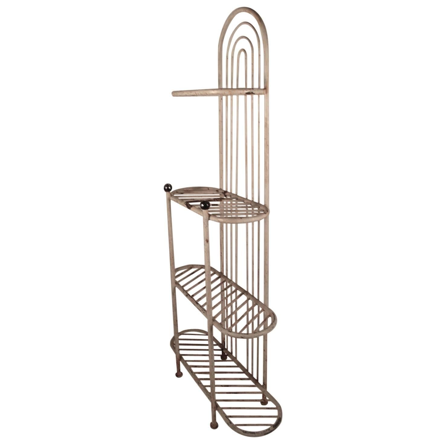 Iron Etagere Suitable for Indoor/Outdoor Garden Patio Use