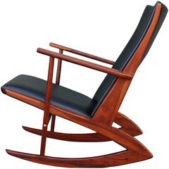 Rare Rosewood Rocker by Holger Georg Jensen