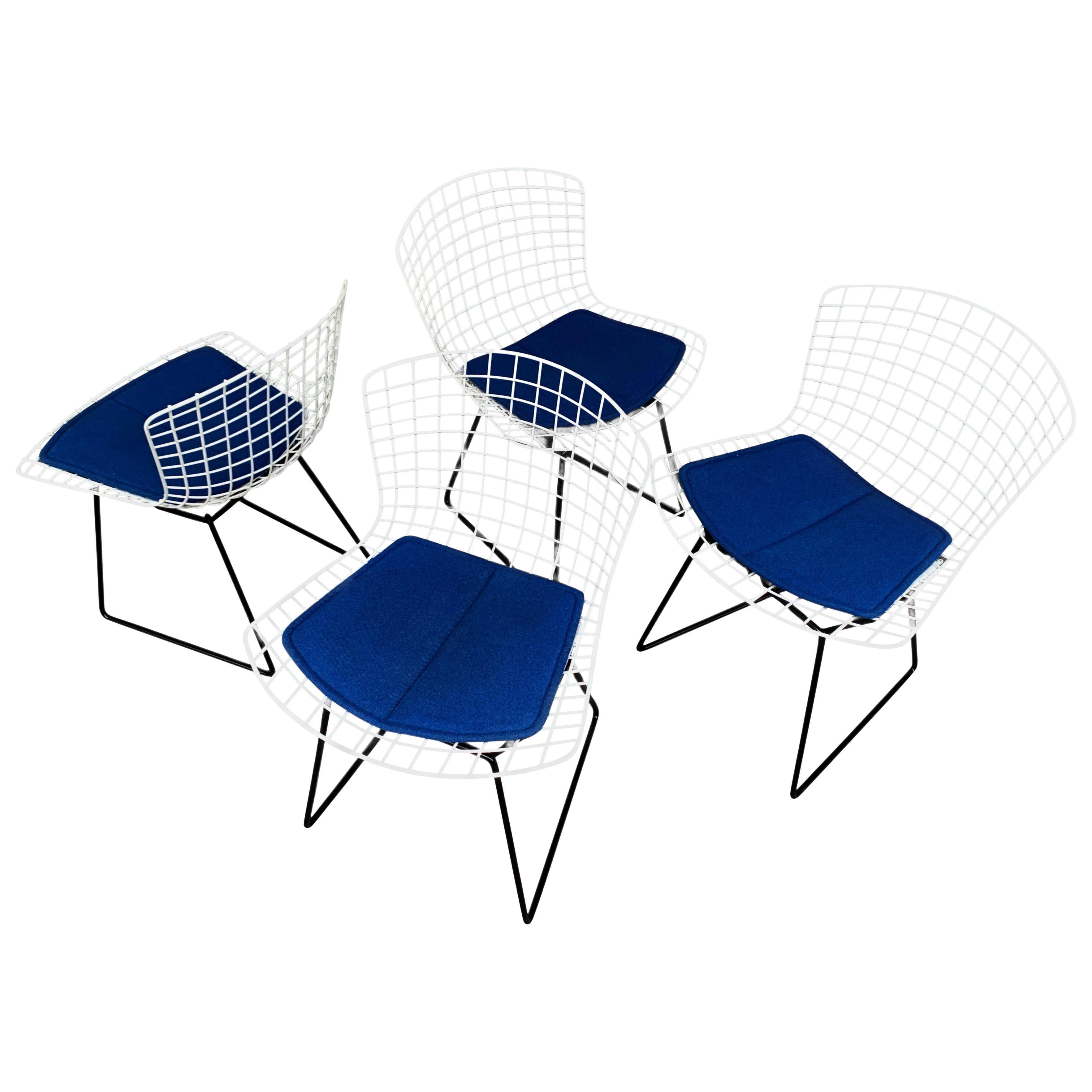 Set of 4 dining chairs 420 by Harry Bertoia for Knoll International, 1960s For Sale