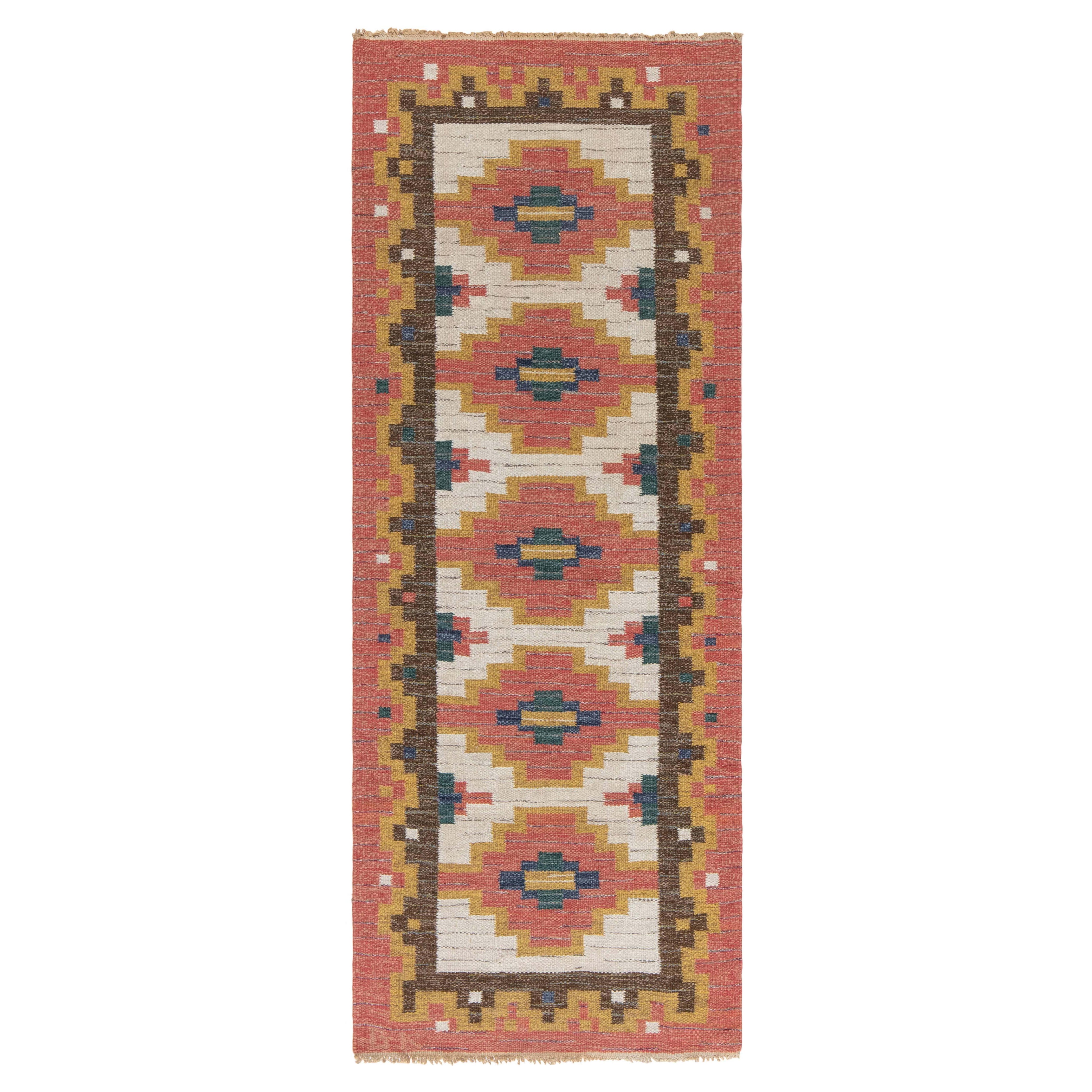 Doris Leslie Blau Vintage Swedish Rolakan Runner by 'GK' For Sale