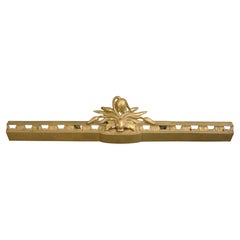 Mid-Late 19th Century French Bronze Chenet Rail