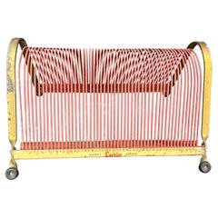 1950's Lyric Metal Vinyl Record Album Holder Rack