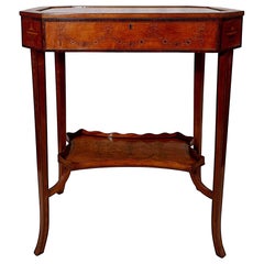 Antique English Satinwood Tabletop Vitrine, Circa 1880.