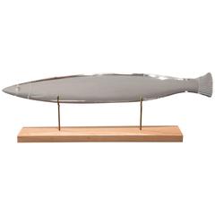 Sculpture en cristal Barracuda de Francois-Xavier Lalanne