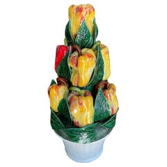 Italian Glazed Terracotta Pepper Centerpiece