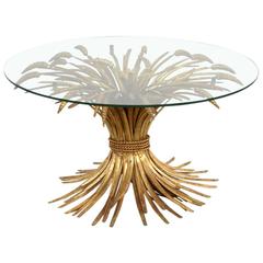 Large Sheaf of Wheat Side Table