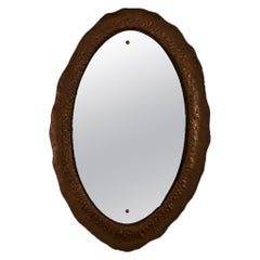 Hammered Copper Mirror