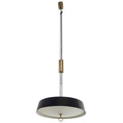 Fontana Arte, Adjustable Chandelier, "1956" Model, circa 1961, Italy 6